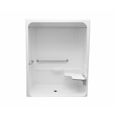 Aquatic Everyday 48 in. x 33.5 in. x 72 in. 1-Piece Shower Stall