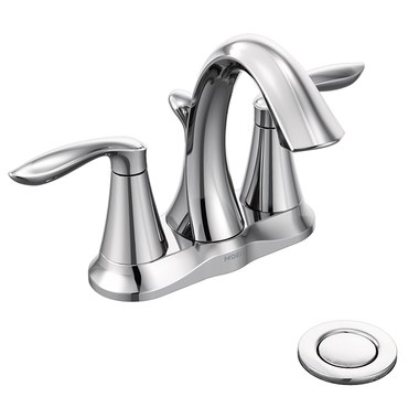 Brantford Brushed Nickel Two-Handle High Arc Bathroom Faucet -- T6620BN --  Moen