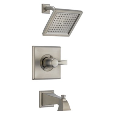 Chrome Delta Faucet T14451-LHD Dryden Monitor 14-Series Tub and Shower Trim