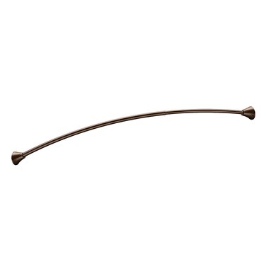 Moen Brushed Nickel Adjustable 57 To 60-inch Stainless Steel Double Curved Shower Curtain Rod