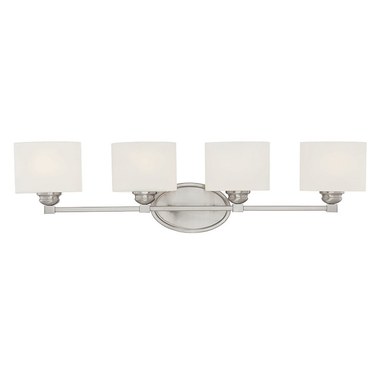 Pewter Savoy House KP-SS-100-3-69 Chandelier with White Faux Alabaster Shades 