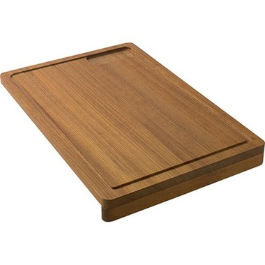 Kraus Organic Solid Bamboo Cutting Board for Kitchen Sink, 18.5 x 12