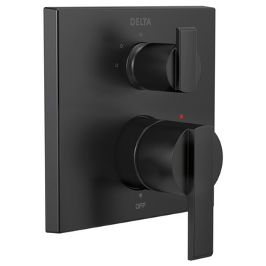 Delta T14259-BL Monitor 14 Series H2Okinetic Shower Trim In Matte Black