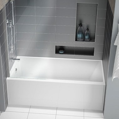 Fleurco Opus Waltz Tub/6731/White/White Drain Cover 67'' x