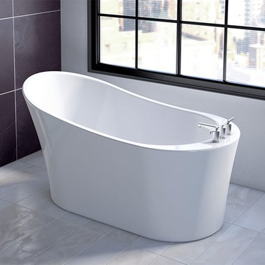 Barclay - Columbus 61 Cast Iron Double Roll Top Tub Kit